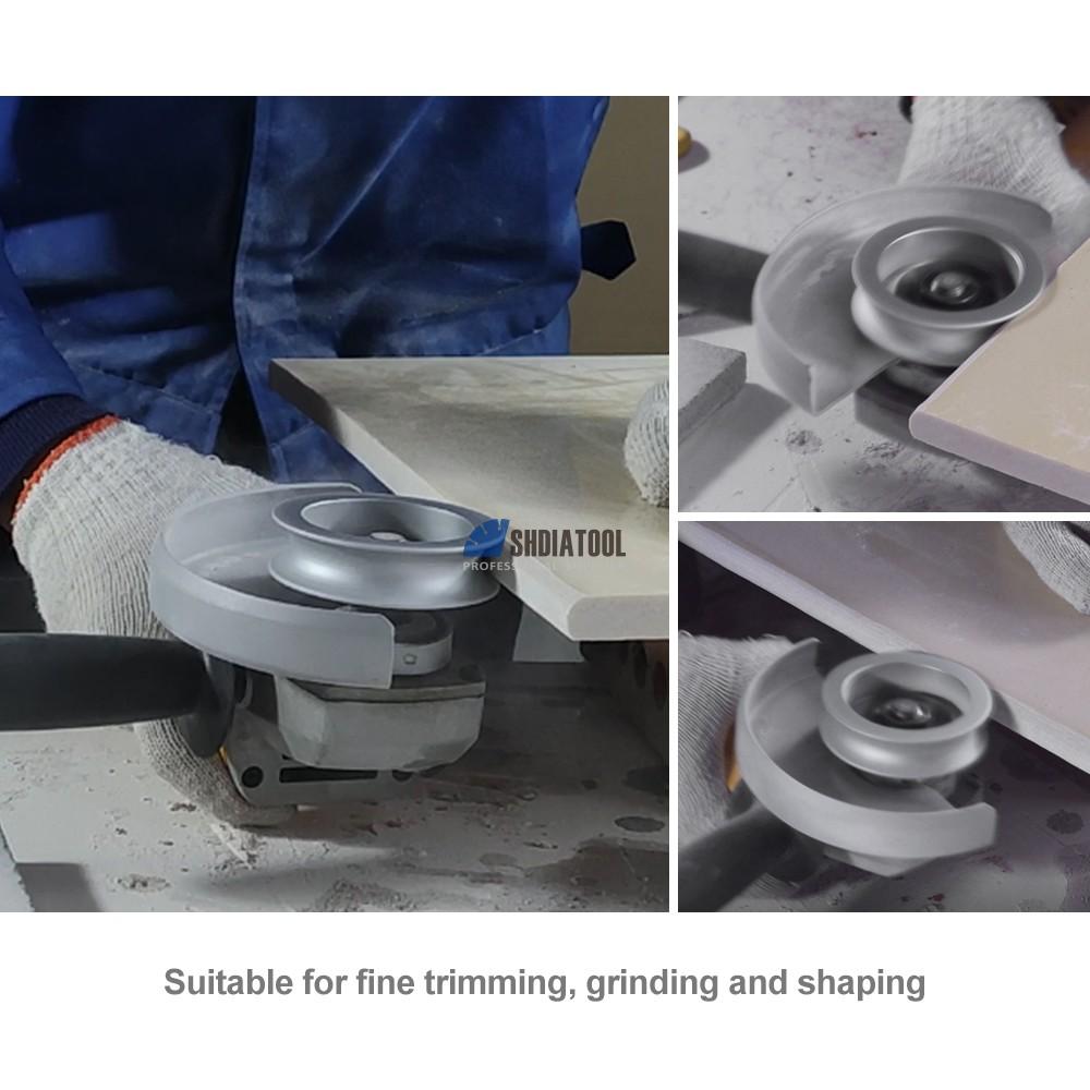 Dia 75mm Vacuum Brazed Marble Stone Edge Profiling Tools Diamond Grinding Profile Wheel Abrasive Disc for Granite Tile Quartz