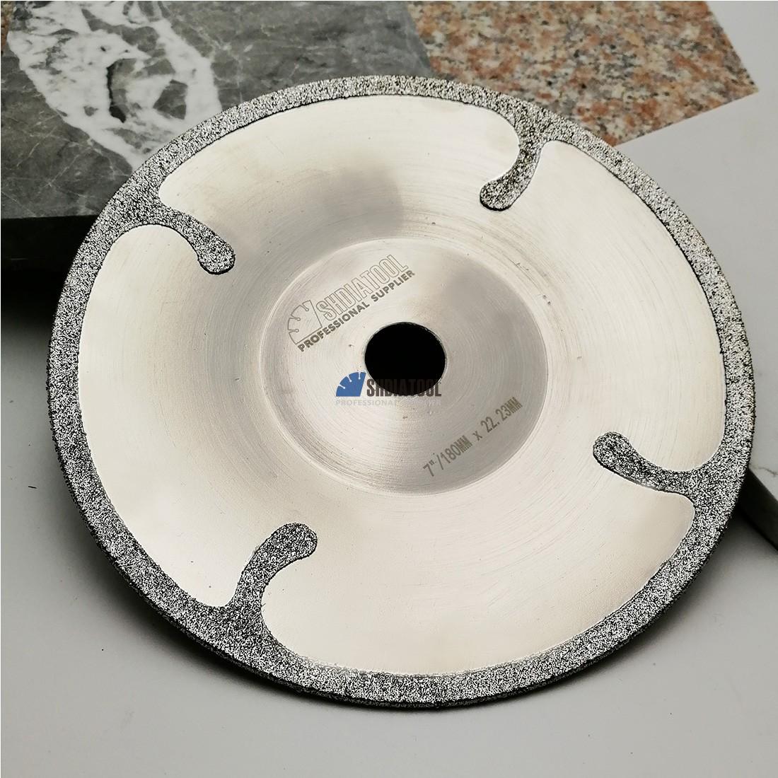 7inch/180MM Electroplated Diamond Cutting Grinding Disc Circular Saw Blade Cutting Blade with 7/8