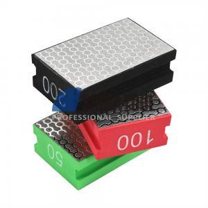 Electroplated Diamond Hand Foam Polishing Sponge Pads Diamond Sanding Pads Sanding Block for Concrete Glass Tile