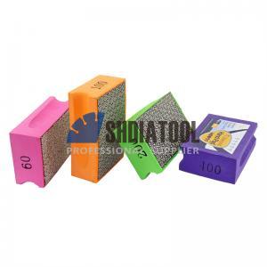 Grits#60-#3000 OEM/ODM Electroplated Diamond Hand Polishing Pad Foam Backed Abrasive Sander for Marble Granite Ceramic & Glass