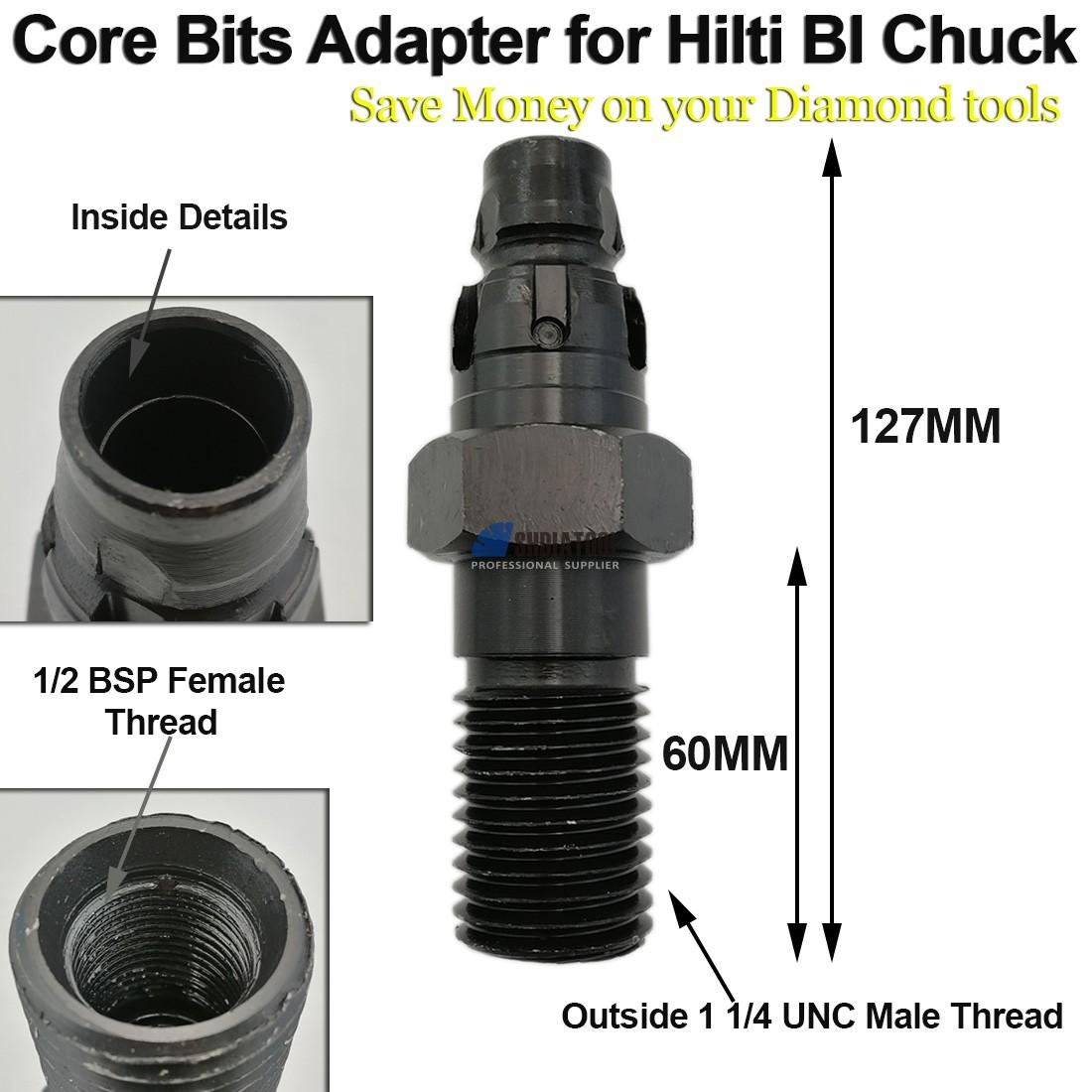 HILTI Diamond Core Drill Bit Adapter DD-BI for HILTI BI chuck DD100 DD110-W DD120 DD130 DD150-U
