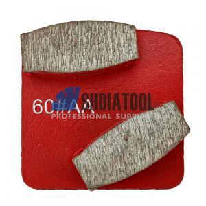 HUSQVARNA 2 Segments Durable Diamond Grinding Shoe Cylindrical Abrasive Block Grinding Block for Concrete Epoxy Floor Terrazzo