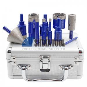 1SET 12PCS 6-35MM Hexagonal Handle Granite Marble Diamond Drill Bits Tile Cutter Vacuum Brazing Dry Drilling Bit