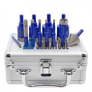 1Kit/12PCS 5-35MM Hexagonal Shank Vacuum Brazed Diamond Core Drill Bit Set Diamond Hole Saw Drill Bit