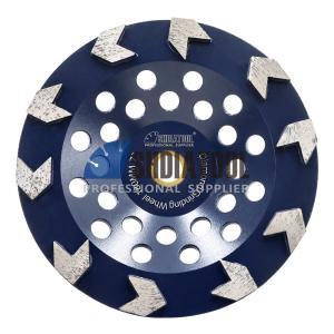 High Frequency Welded with Multiple Arrow Segment Diamond Grinding Tools Concrete Floor Diamond Grinding Cup Wheel Abrasive Disc