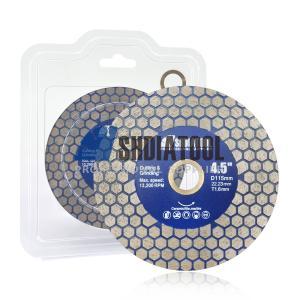 High Quality 4.5/5inch UV Printed Diamond Cutting Grinding Disc Saw Blade Double Sided Hexagonal Hot Press Customizable OEM