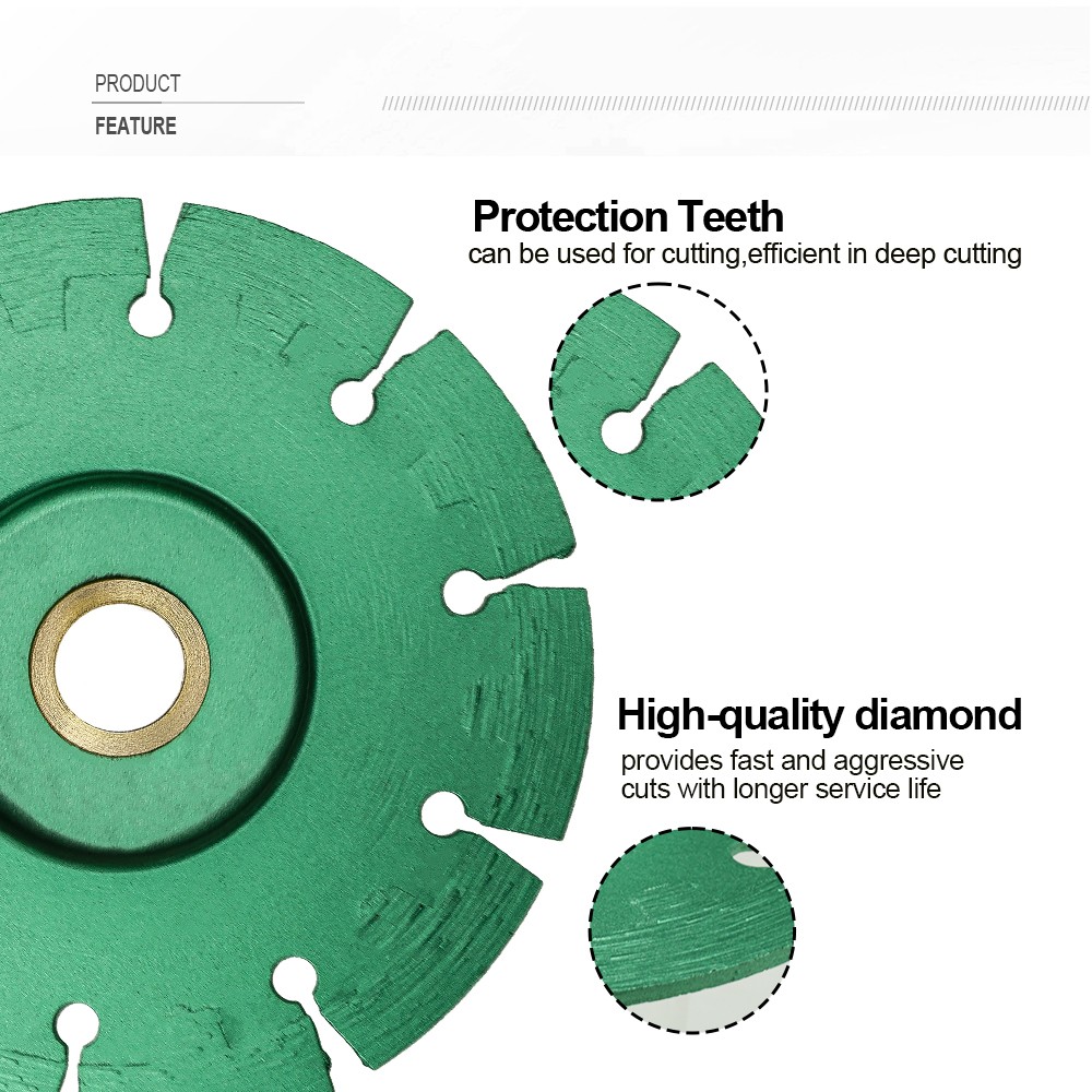 4''/105mm Hot Pressed Sintered Segment Diamond Saw Blade Cutting&Grinding Disc