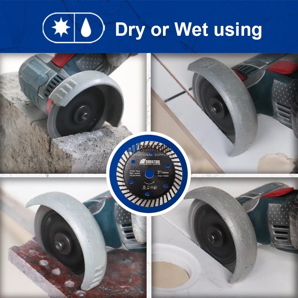 3/4/4.5/5in Hot Pressed Super Thin Diamond Mesh Saw Blades Granite Marble Concrete Cutting Disc Cutting Wheel for Angle Grinder