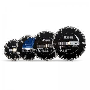 4.5/5/7/9in Hot pressed Sintered Protective Teeth Turbo Segmented Diamond Saw Blade Cutting Blade For Granite Marble Stone