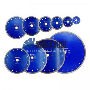 SHDIATOOL 4''-14'' Hot pressed Turbo X-shaped Diamond Saw Blade Diamond Cutting Disc Wheel for Ceramic Tile Marble Granite