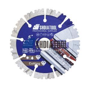 Industrial Hot Press Diamond Groove Protective Teeth Dry Cutting Disc Saw Blade Cutting Off Wheel for Concrete Masonry Granite