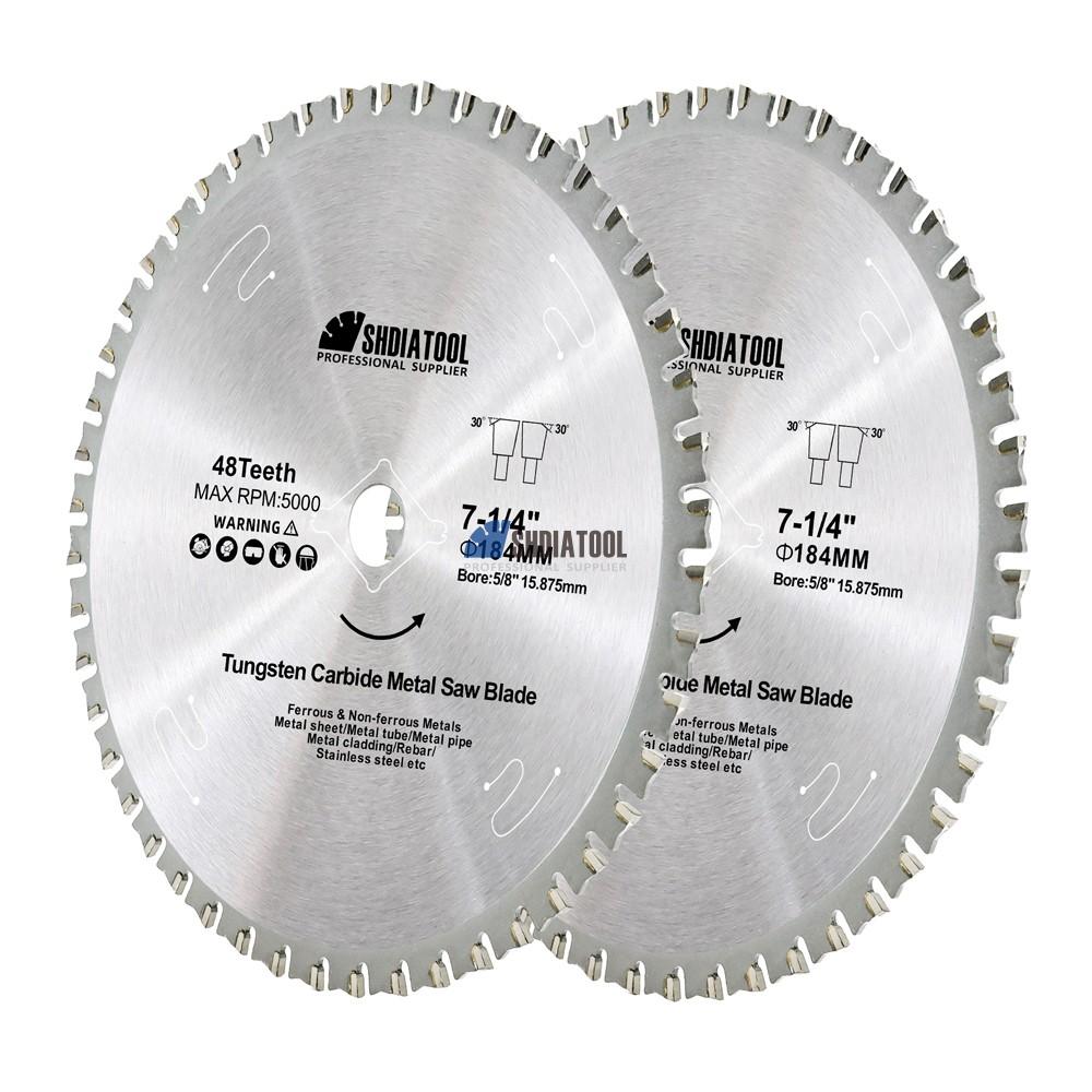 4in-14in Iron Cutting Saw Blade TCT Carbide Circular Saw Blade Metal Cutting Disc for Stainless Steel Bars Burr Free
