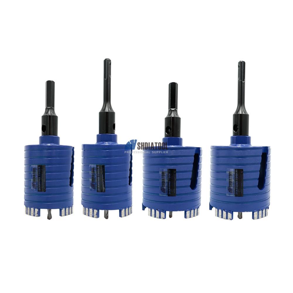 68mm/82mm Laser Welded Diamond Core Drill Bit Center Drilling Bit Hole Saw M16 to SDS-Plus/Hex Adapter for Concrete