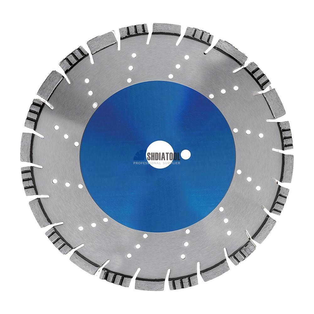 14in/354mm Laser Welded Segmented Diamond Saw Blade Cutting Blade Cutting Disk Wheel for Reinforced Concrete Asphalt Granite