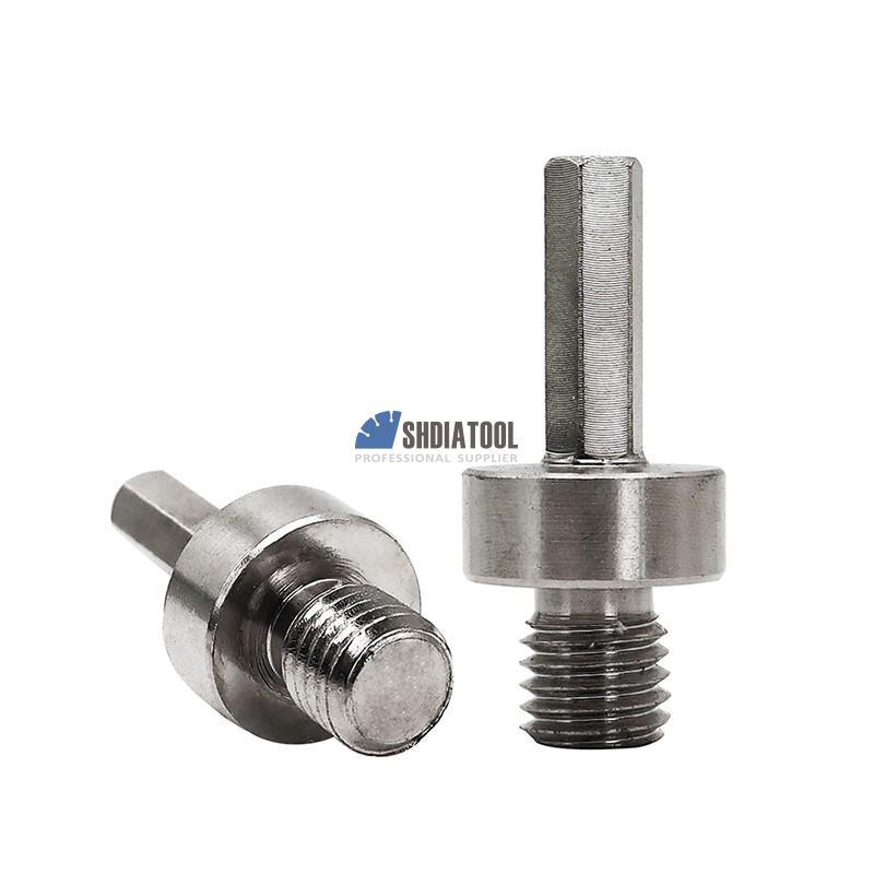 M14 5/8''-11 Thread To 3/8 Hexagon Shank Arbor Adapter For Diamond Core Bit Electric Drill Angle Grinder Converter Tool