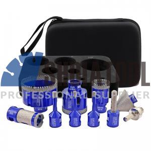 M14 Thread Vacuum Brazed Diamond Core Drilling Bit Chamfer Finger Milling Bit Hex Shank with Oxford Set