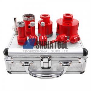 M14 Vacuum brazed drill bits with box 6+8+10+12+20+35+45+68+HEX