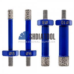5/6/8/10mm M5 Thread Dry Diamond Tipped Hole Saw Cutting Hole Cutter Drill Bit Drilling Tools for Stone Porcelain Tile Marble