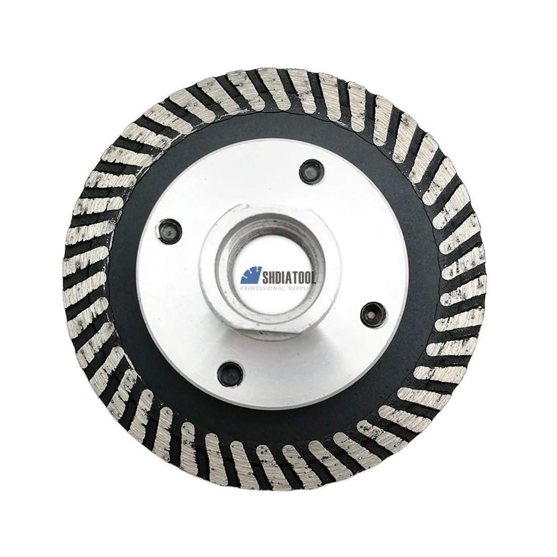 3in/75mm Mesh Diamond Engraving Saw Blade With Flange Cutting Disc Mini Carving Blade for Angle Grinder Granite Marble Concrete