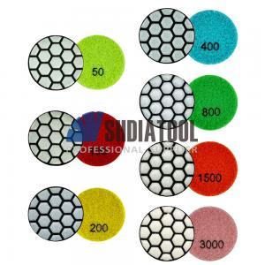 Mini 2' 50mm Dry Diamond Polishing Pads Small Polishing Disc Jade Refurbished Sanding Disc for Granite Marble on Angle Grinder