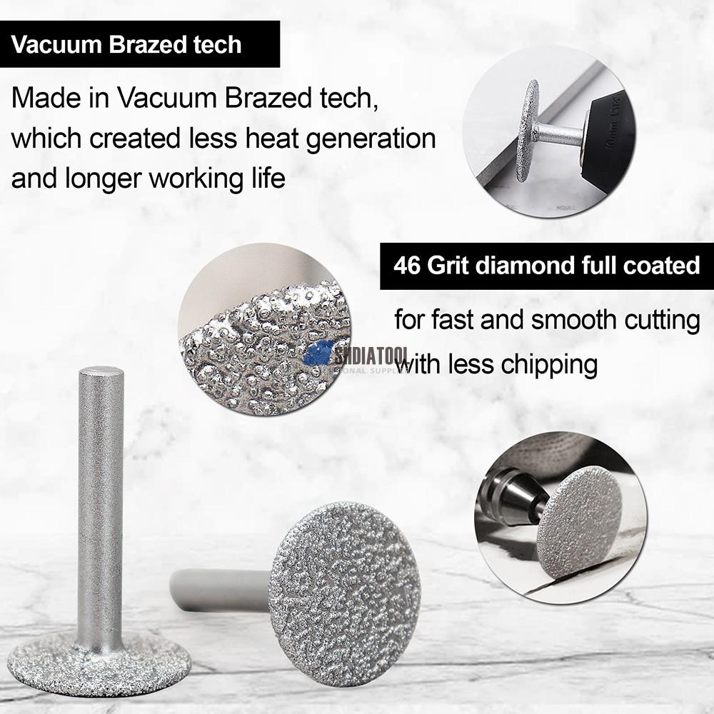 Mini Abrasive Diamond Cutting Disc For Dremel Rotary Cutter Saw Blade Grinding Wheels Disk With Mandrel Tools