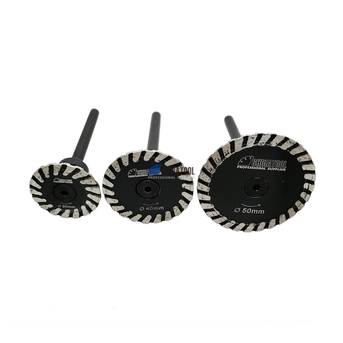 Hot Pressed Mini Turbo Diamond Engraving Saw Blade with Flange for Cutting Engraving and Carving Granite Marble Stone Concrete