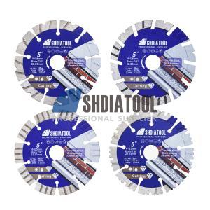 OEM 5inch Industrial Grade Diamond Segments Saw Blade Cutting Grinding Disc Dry Cutting Tools Abrasive Disc for Granite Concrete