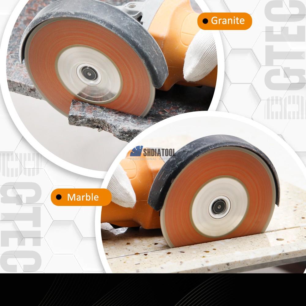 Single Side Coated Electroplated Diamond Cutting Grinding Disc Saw Blade Tile Cutter Cutting Wheel for Granite Marble Quartz