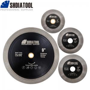 4''/4.5''/5''/9'' Hot Pressed Sintered Double Sides X Mesh Turbo Diamond Saw Blade Diamond Cutting Disc