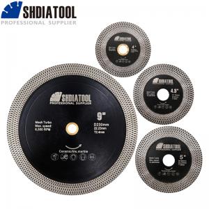 4''/4.5''/5''/9'' Hot Pressed Sintered Double Sides X Mesh Turbo Diamond Saw Blade Diamond Cutting Disc