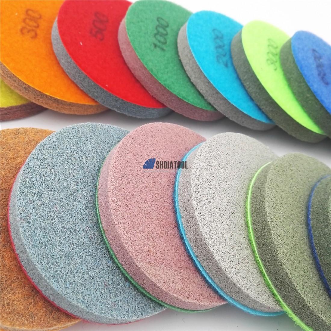 4inch/100MM Sponge Diamond Polishing Pads Polishing Disc Abrasive Tools Marble Granite Artificial Stone Sanding Disc