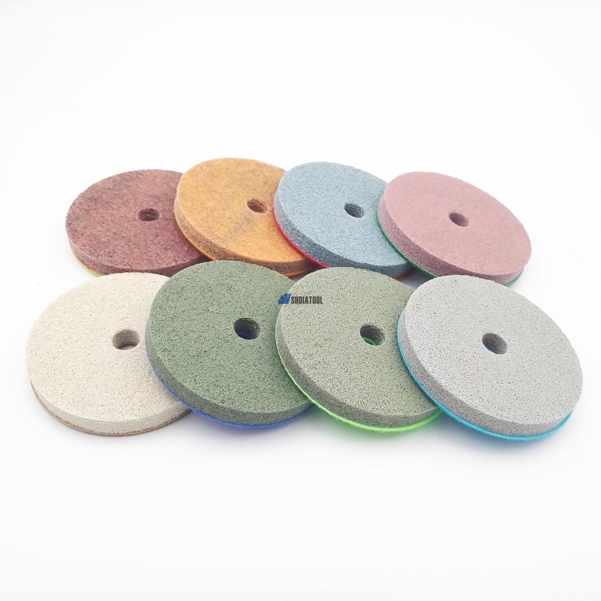 4inch/100MM Sponge Diamond Polishing Pads Polishing Disc Abrasive Tools Marble Granite Artificial Stone Sanding Disc