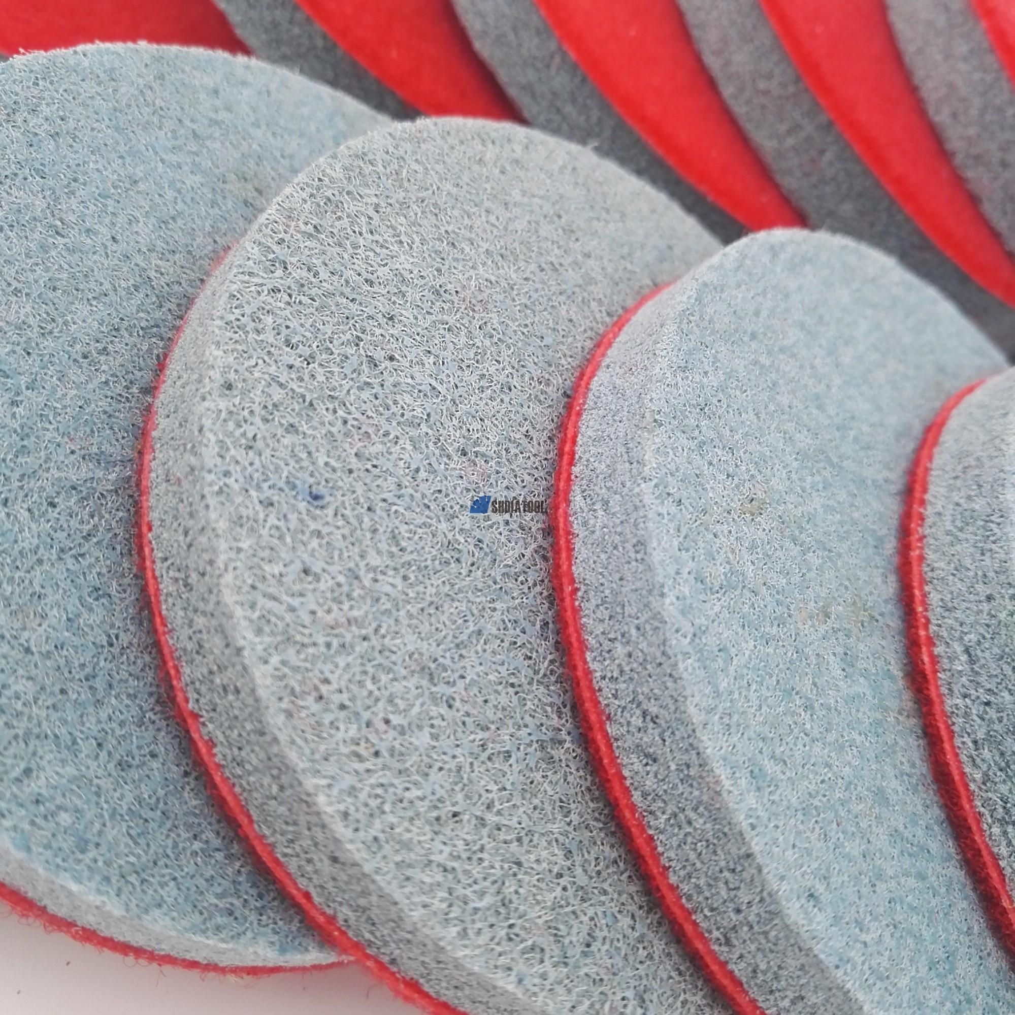 4inch/100MM Sponge Diamond Polishing Pads Polishing Disc Abrasive Tools Marble Granite Artificial Stone Sanding Disc