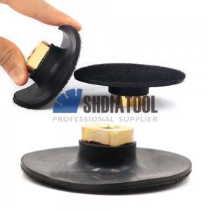 M14 5/8''-11 4 Inch/100mm Super Soft Flexible Diamond Polishing Pads Base Rubber Back Holder Backer Pads