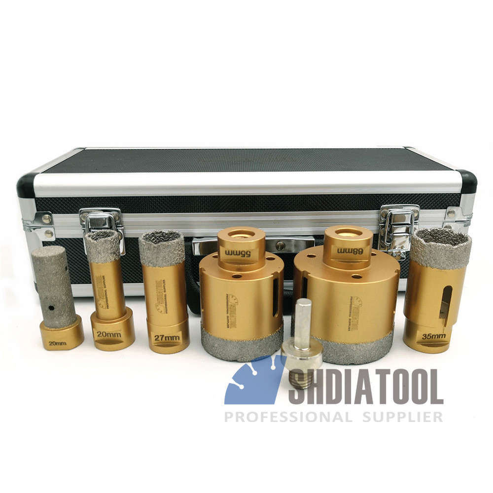 Drill Core Bits Kit with M14 Thread for Tile/Porcelian Ceramic Marble Brick