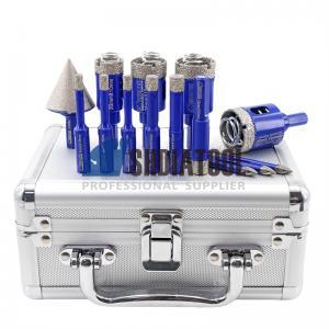1Set/14PCS Triangle Shank Vacuum Brazed Diamond Core Drill Bits Set Tile Hole Saw Kit for Porcelain Tile Ceramic Marble Brick 1Set/14PCS Triangle Shank Vacuum Brazed Diamond Core Drill Bits Set Tile Hole Saw Kit for Porcelain Tile Ceramic Marble Brick