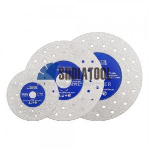 Porous Brazed Turbo Diamond Saw Blade Rock Slab Cutting Disc for Angle Grinder Cutting Grinding Tile Granite Marble Ceramic