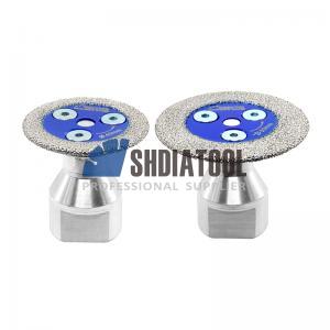 40/50mm Vacuum Brazed Mini Carving Engraving Saw Blade Cutting Grinding Disc with Removable Flange For Marble Granite