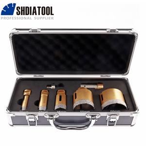 Vacuum Brazed Diamond Core Drill Bit Tile Drill Bit Set Hole Cutter Hole Saw Kit for Porcelain Tile Ceramic