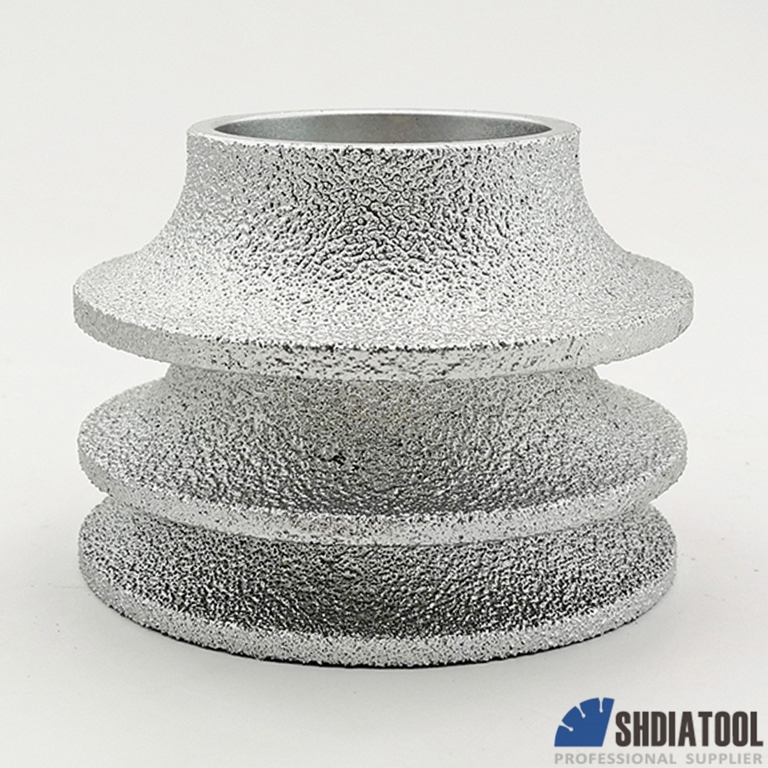 3 Inch Cylindrical Hand Polishing Profile Grinding Wheel Marble Quartz Deburring Vaccum Brazed Diamond 10/15/20/25/30mm Angle