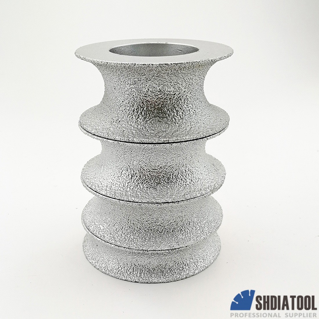 3 Inch Cylindrical Hand Polishing Profile Grinding Wheel Marble Quartz Deburring Vaccum Brazed Diamond 10/15/20/25/30mm Angle