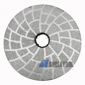 4 Inch Vacuum Brazed Diamond Grinding Disc Grit 30/50