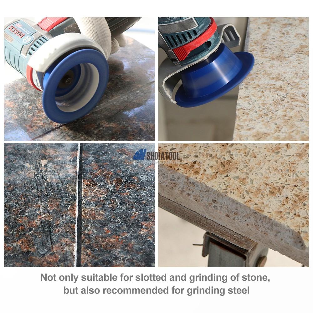 3inch/75mm Vacuum Brazed Diamond Marble Granite Stone Grinding Wheel Grinding Disc Brazed Diamond Abrasive Cutting Wheel