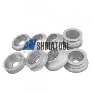 3 Inch Cylindrical Hand Polishing Profile Grinding Wheel Marble Quartz Deburring Vaccum Brazed Diamond 10/15/20/25/30mm Angle