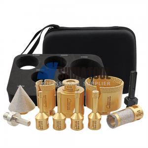 11PCS Vacuum Brazed Drill Core Bits+Chamfer+Finger Milling Bit Hex/SDS Adapter Diamond Hole Saw Cutter Kit Diamond Drill Bit Set 11PCS Vacuum Brazed Drill Core Bits+Chamfer+Finger Milling Bit Hex/SDS Adapter Diamond Hole Saw Cutter Kit Diamond Drill Bit Set