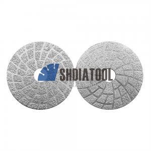 4 Inch Vacuum Brazed Diamond Grinding Disc Grit 30/50