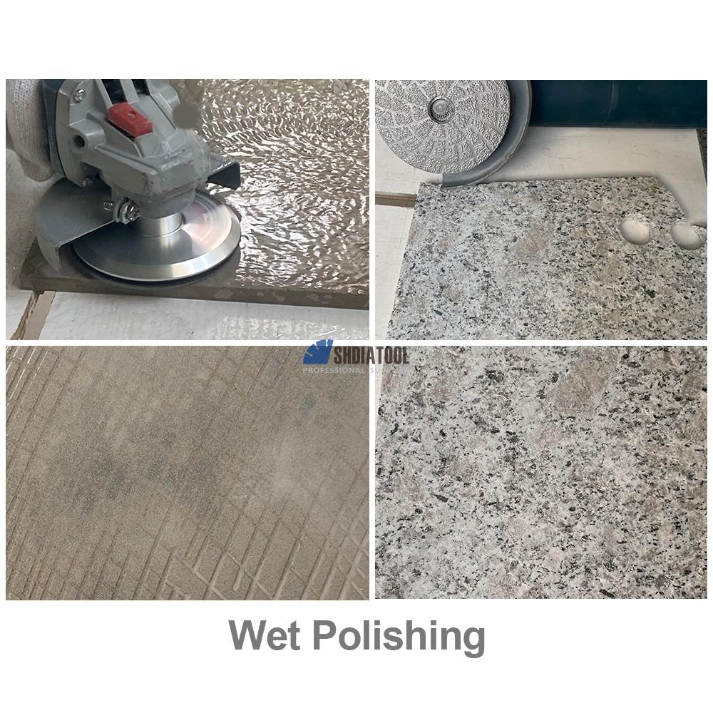 4 Inch Vacuum Brazed Diamond Grinding Disc Grit 30/50