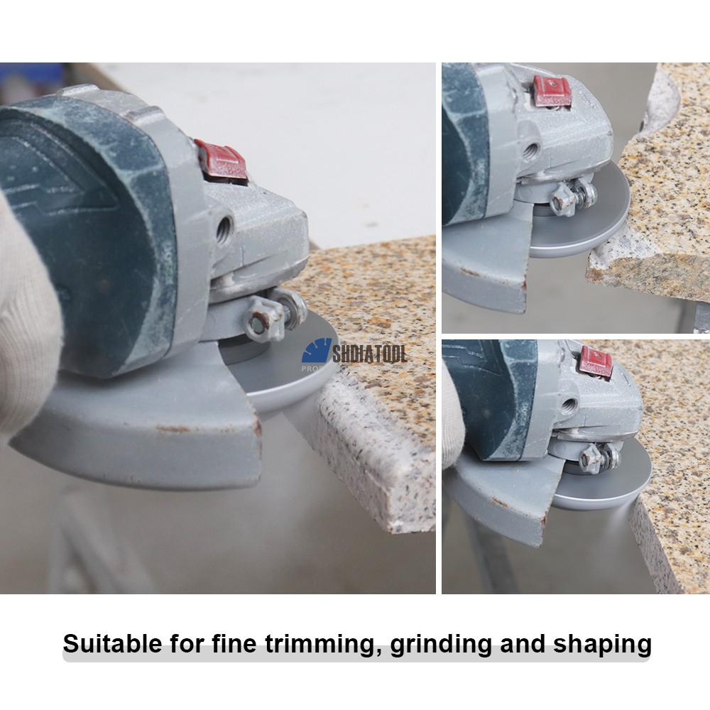 Diameter 85mm*15/20/25mm Height Vacuum Brazed Profiling Hand Wheel Diamond Edge Grinding Wheel for Angle Grinder