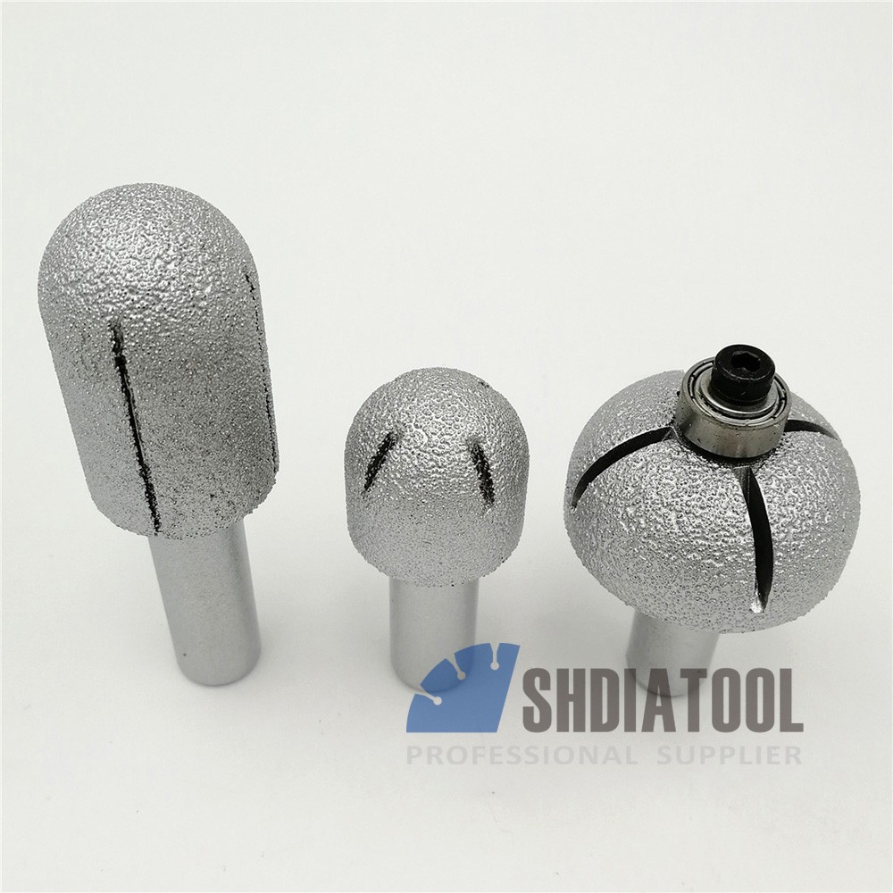 Vacuum Brazed diamond router bits 