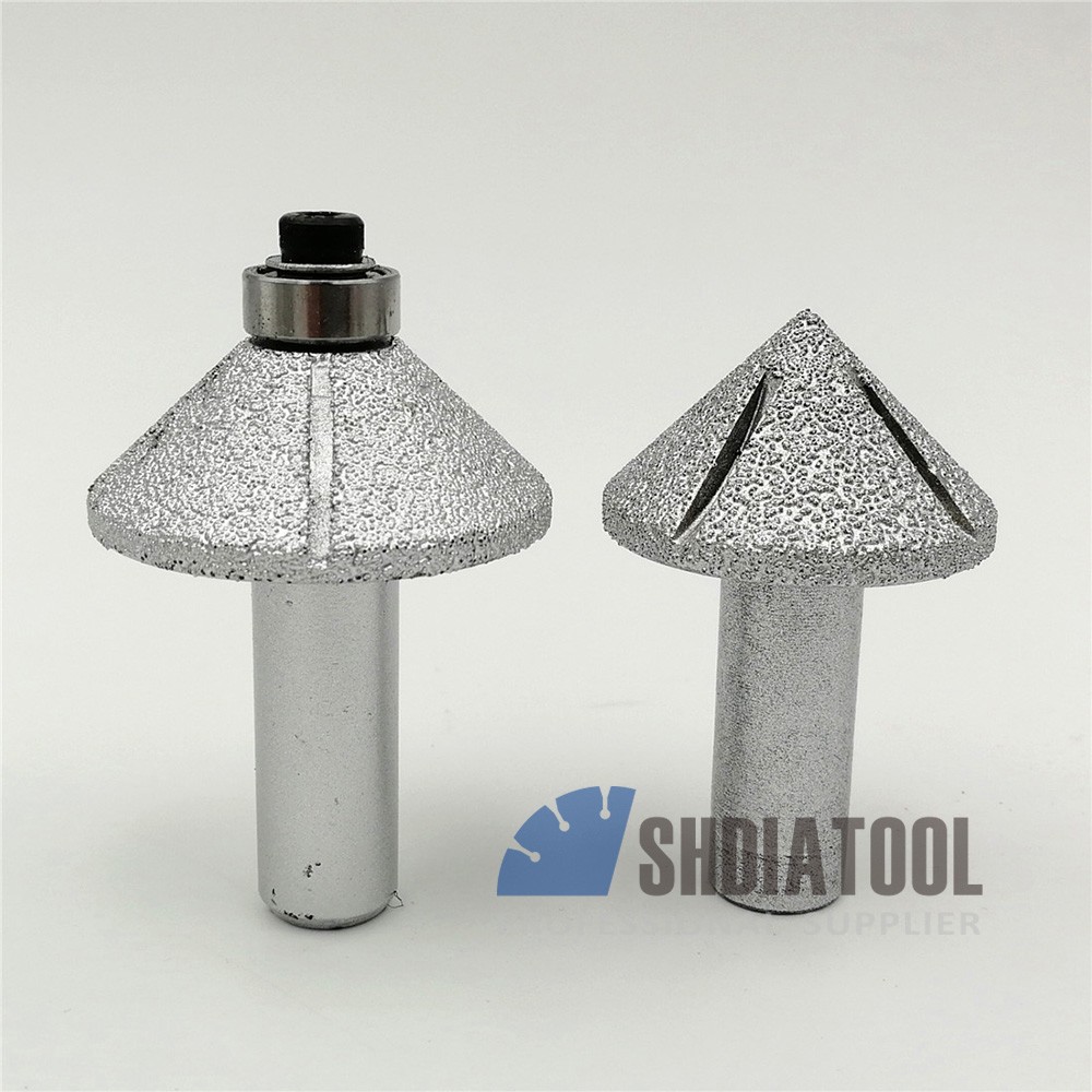 Vacuum Brazed diamond router bits 